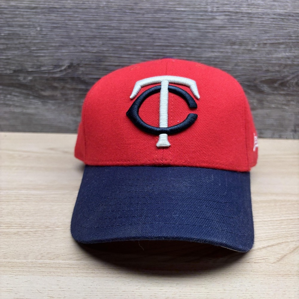 Minnesota Twins Hat Cap Strap Back Mens One Size Red Blue MLB Baseball New Era